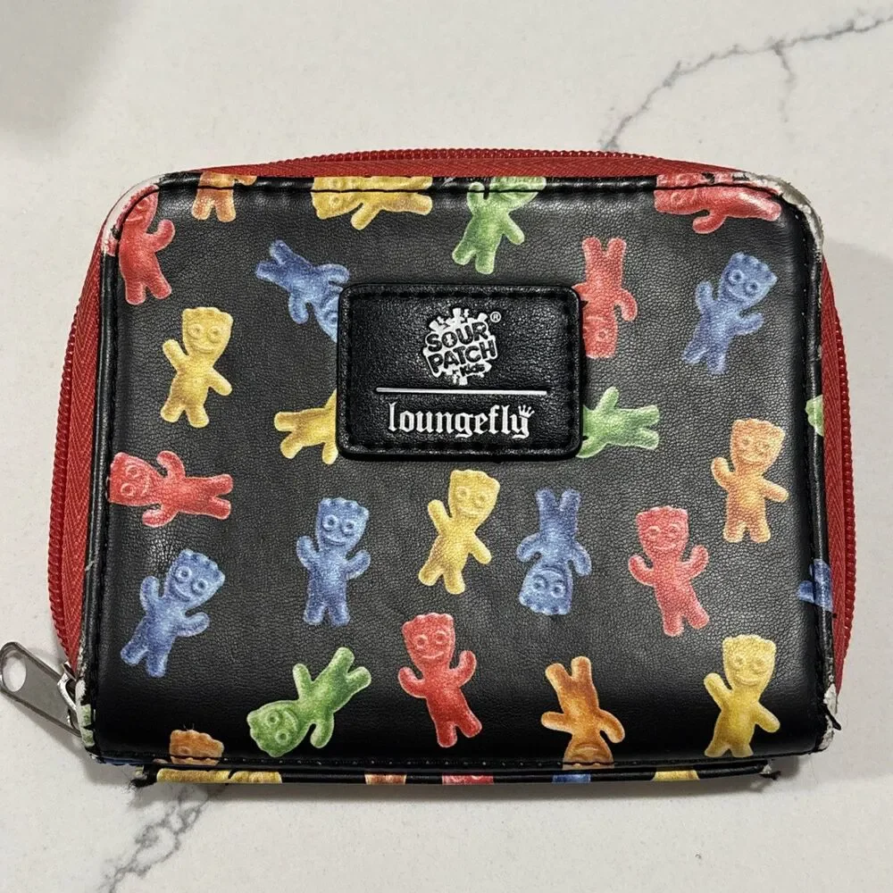 Vegan Faux Leather Loungefly Sour Patch Kid Wallet